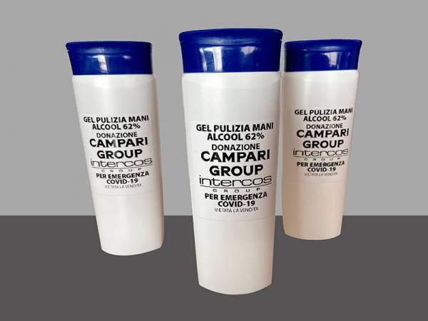 Campari Group E Intercos Group insieme per produrre gel alcoolici per l’igiene delle mani