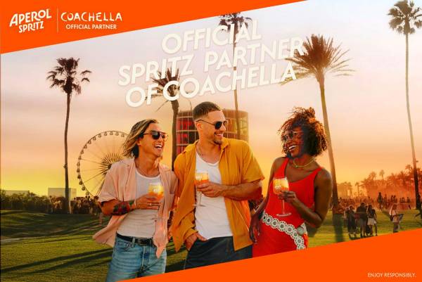 Aperol® Returns with a New Aperol Spritz Piazza Experience at Coachella Valley Music & Arts Festival with Spontaneous Fun Every Day Aperol® Returns with a New Aperol Spritz Piazza Experience at Coachella Valley Music & Arts Festival with Spontaneous Fun Every Day